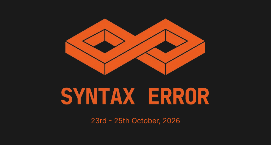 Cover image for Syntax Error 2026